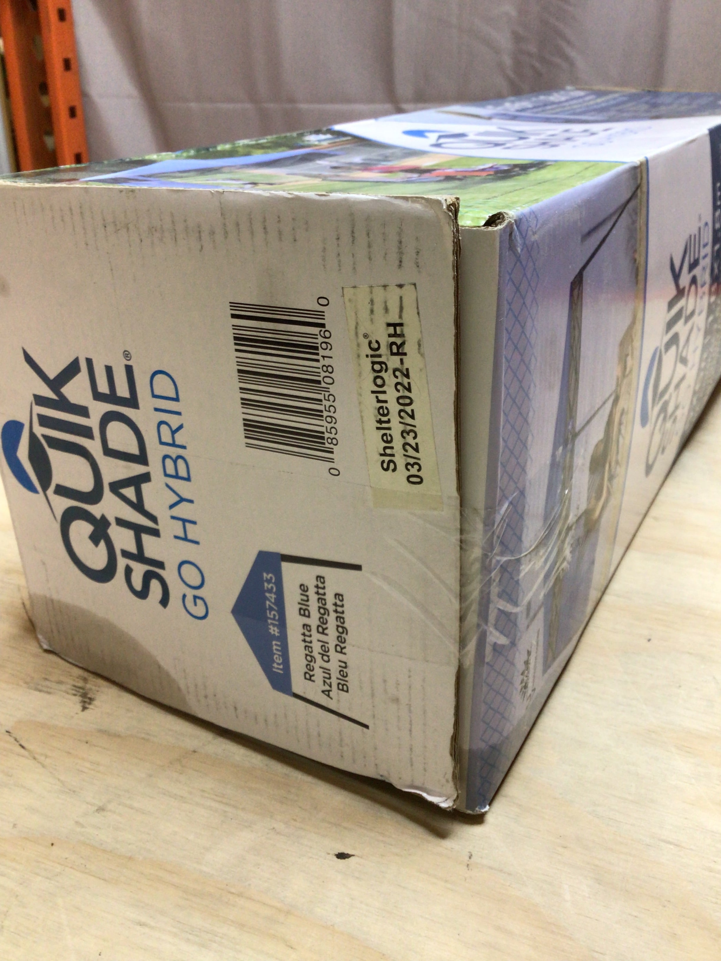 Quik Shade Backpack Canopy 157433 Regatta Blue 6x6 NEW in Box Outdoors Sun Shade (8109035749614)